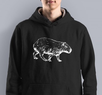 Mikina Kapybara wear – The Kapybara black