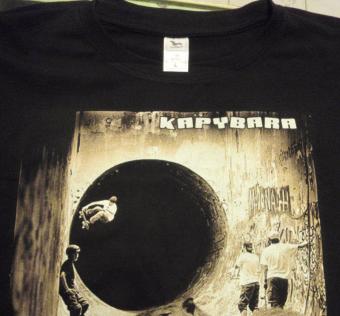 Pánské tričko Kapybara - Skate-bara black