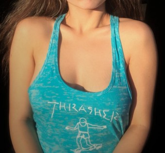 Tílko Girls Thrasher Gonz Racerback Tank (Blue)