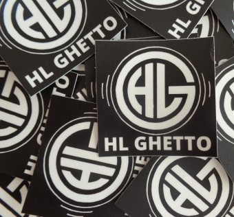 Tričko HL Ghetto - Scratch white/black