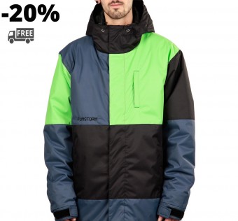 Pánská zimní bunda FUNSTORM JMS-04505 BRIAN Jacket green