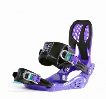 Vázání NIDECKER - Bindings Glam Purple Purple