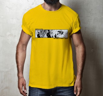 Pánské tričko KAPYBARA wear Graffiti Culture yellow