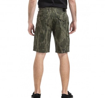 Kraťasy NUGGET GENIUS CARGO 19 SHORTS B - OLIVE OAK CAMO