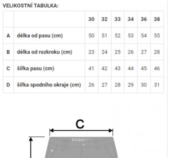 Kraťasy NUGGET GENIUS CARGO 19 SHORTS A - BLACK RIPSTOP