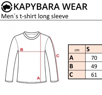 Tričko s dlouhým rukávem Kapybara wear - Overdosed white