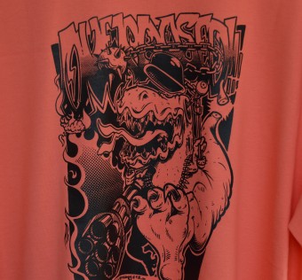 Dětské tričko Kapybara Wear - Overdosed / coral