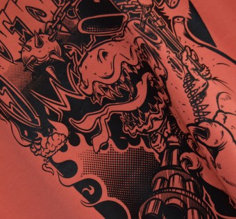 Dětské tričko Kapybara Wear - Overdosed / coral