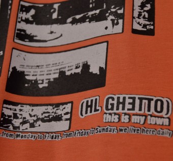 Tričko HL Ghetto - Colage coral