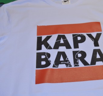 Tričko Kapybara wear - Run K.P.B.R. WHITE