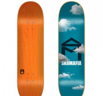 Skate deska SK8MAFIA -House Logo Clouds 8.0