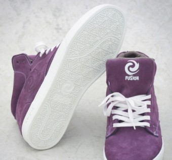 Skate boty FUS1ON Mocum High III BMX purple/white