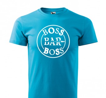 Pánské tričko Boss Bar - tyrkys