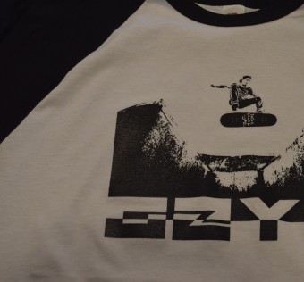 Tričko Kapybara wear renglan - Gzyl flip black/white	