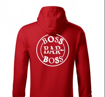 Mikina Boss Bar - červená street