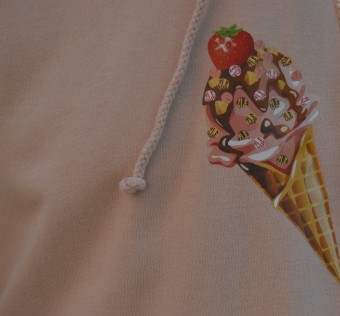 Mikina ZLE! - ICE Cream (peach)