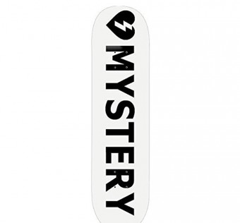 Deska Mystery skateboards -  Logo White/Black 