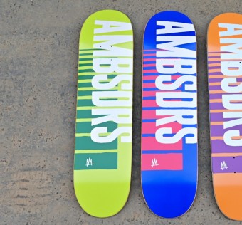 Deska Ambassadors STRIPES Lime '22