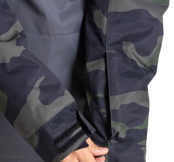 Pánská SNB & SKI bunda Meatfly Slinger Premium, Rampage Camo/Dark Grey