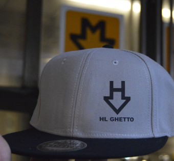 Kšiltovka HL Ghetto snapback - Metro (grey/black)